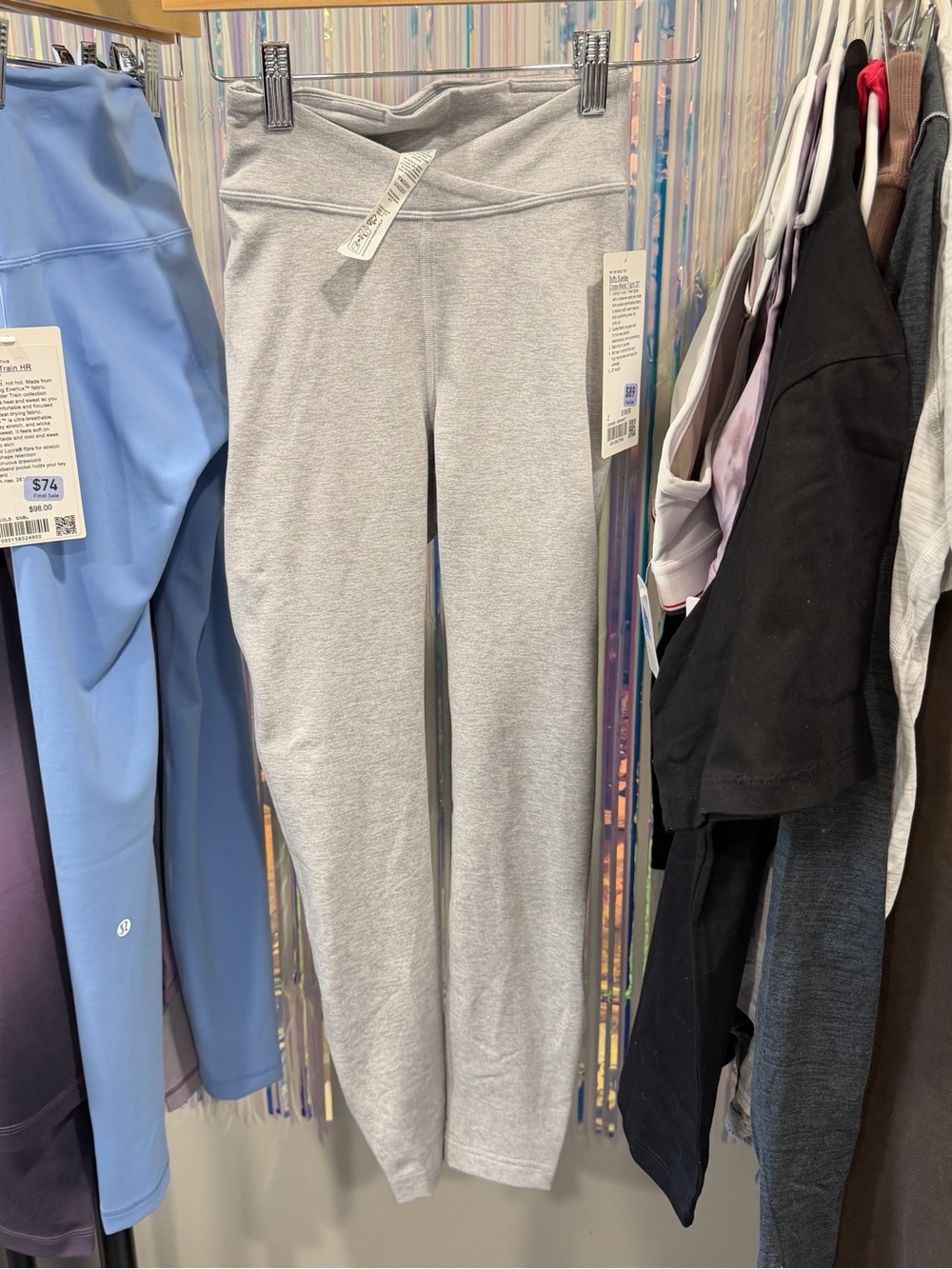 NWT Lululemon Softy Suedey Cross Waist Tight 25” Leggings size 2